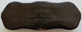 Vintage Vim Record Brush From Chicago,  Illinois Advertising 5 - 1/2 "