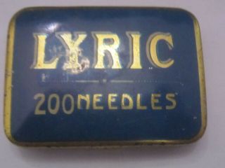 Lyric 200 Gramophone Needle Tin