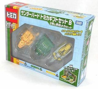 Takara Tomy Tomica Thunderbird Gift Set B No.  2,  4,  Mole 3pc Set Usa
