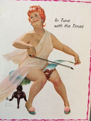 Vintage Hilda Duane Bryers Plus Size Pin Up Calendar Advertising Fat Shaming