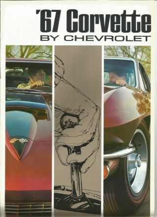 1967 Chevrolet (chevy) Corvette Dealer Sales Brochure
