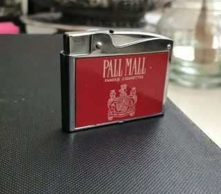 Vintage Pall Mall Flat Advertising Lighter - Continental