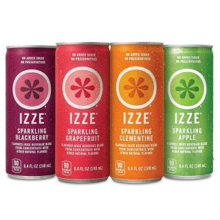 Izze Sparkling Juice,  4 Flavor Variety Pack,  8.  4 Oz Cans,  24 Count