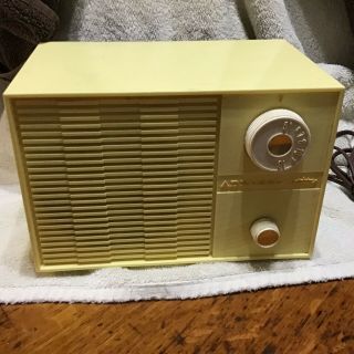 Vintage Admiral Radio Yellow Color