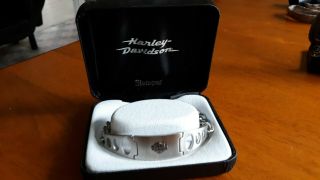 " Stamper " Harley Davidson Mens Bracelet.  Rare
