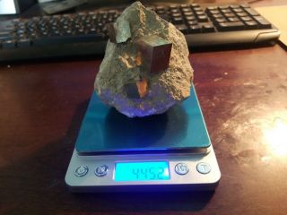 Pyrite Cube Crystal Cluster Mineral Specimen Fools Gold LA RIOJA SPAIN 7