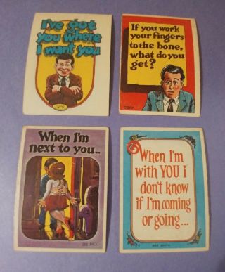 1965 Topps Monster Greeting Cards,  Card : 28,  30,  46,  49