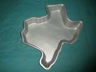 Vtg Wilton Texas Lone Star State Shaped Cake Pan Tin Mold 1987 2105 - 7925