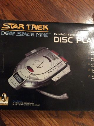 Star Trek Deep Space Nine U.  S.  S.  Defiant Compact Disc Player