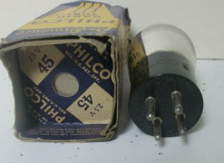 NOS Philco Type 45 Radio Audio Amplifier Tube 5