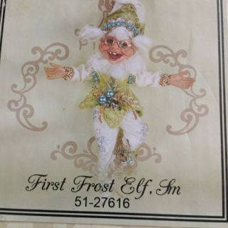 Mark Roberts First Frost Elf Sm 51 - 27616 Never Unwrapped