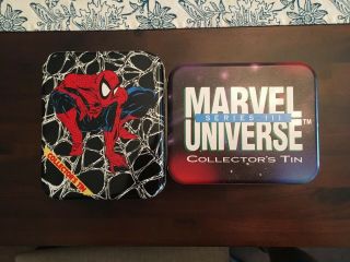 Marvel Universe Trading Cards Tins - Series 2 & 3 With Hologram Inserts