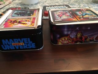 Marvel Universe Trading Cards Tins - Series 2 & 3 With Hologram Inserts 2