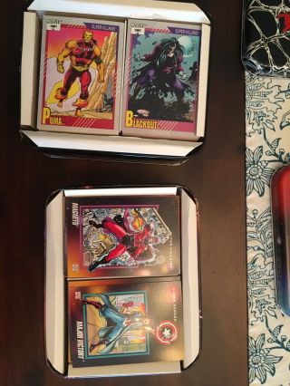 Marvel Universe Trading Cards Tins - Series 2 & 3 With Hologram Inserts 3