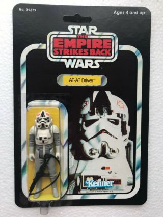 Kenner 1981 Vintage At At Driver On Empire Strikes Back 41 Card
