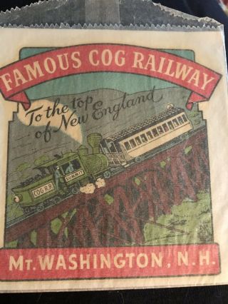 Vintage Cog Railway Travel Decal