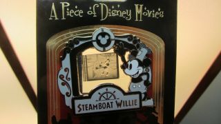 A Piece Of Disney Movies Steamboat Willie Pin - Mickey - Limited Edition Of 2000
