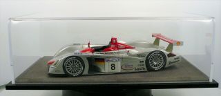 Plm Studio 1:24 Scale Pro - Built Resin 2000 Audi R8 Le Mans - Tom Kristensen Rp - Mm