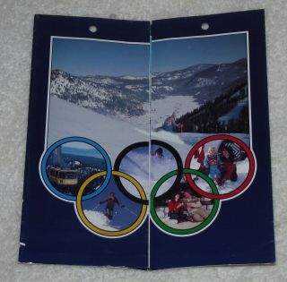 RARE Squaw Valley 1983/84 Season Brochure Site of 1960 VIII Winter Olympics 2