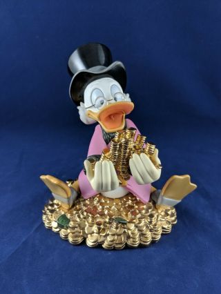 Disney Wdcc Scrooge Mcduck " Money Money Money " Figurine