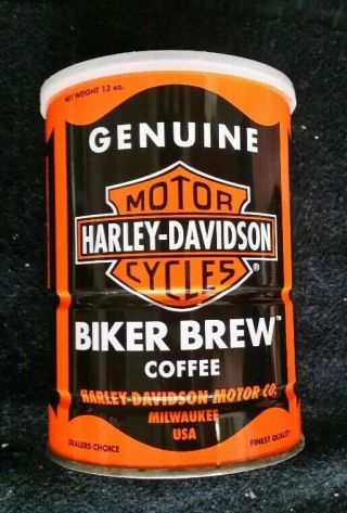 Harley Davidson Limited Edition Coffee Can - Empty
