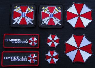 Resident Evil Umbrella Corporation Costume Full [set Of 8] Patches By Miltacusa