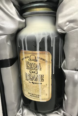 Disney 50th Haunted Mansion Host A Ghost Bottle Ezra Beane Skeleton