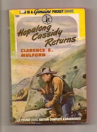 C528 Hopalong Cassidy Returns Western Vintage Pocketbook Paperback Book