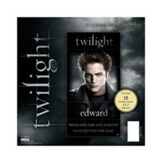 Twilight Saga Edward Rubber Wall Mural/floor Mural " When You Can Live Forever