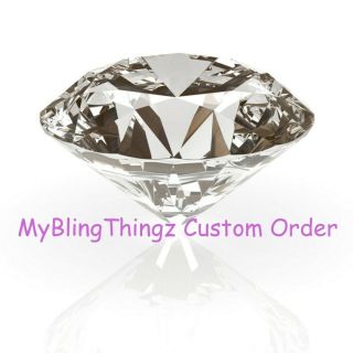 Custom Crystal Bling Rhinestone License Plate Frame Made W/ Swarovski Crystals