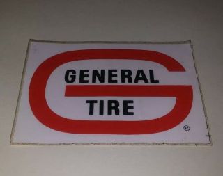 General Tire Sticker 1980s Vintage Automotive Coal Mining Hard Hat Collectible
