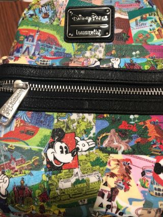 Loungefly Disneyland Characters And Map Backpack Exclusive