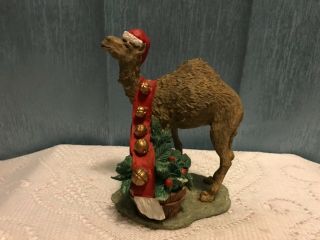 Rare Camel Figurine | Silver Deer " Christmas Animals " By Tom Rubel