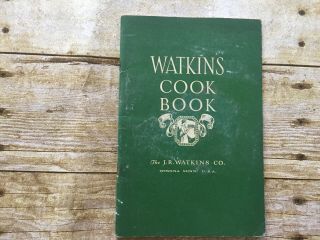 Watkins Cook Book The J.  R.  Watkins Co.  1934