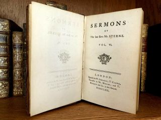 1769 Sermons By The Late Reverend Mr.  Sterne