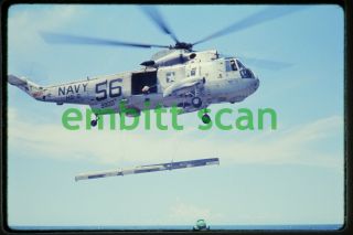 Slide,  Navy Hs - 8 Sikorsky Sh - 3a Sea King On Uss Bennington,  1968