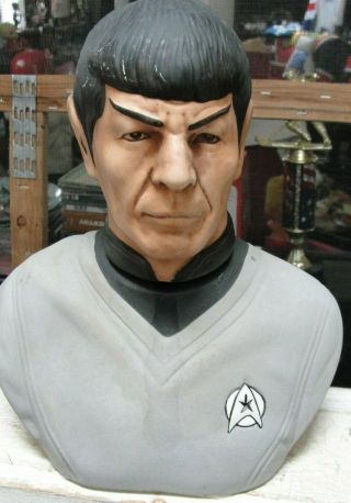 Vintage Star Trek 1979 Mr Spock Bust Statue Decanter Grenadier
