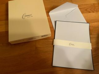 Vintage Crane’s Stationary Set Of 12 Envelopes & 8 Sheets 100 Cotton Azure Blue