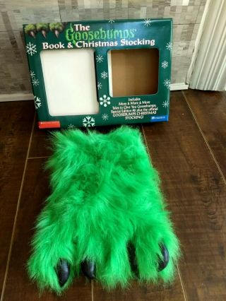 Official R.  L.  Stine Goosebumps Monster Blood Foot Christmas Stocking