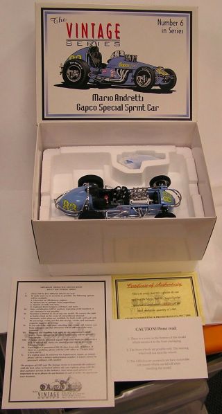 1:18 Scale Mario Andretti Gapco Special Sprint Diecast Car 1 Of 3840 Part 7606