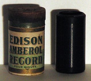 Antique Thomas Edison Amberol Cylinder Record With Case 9402 Song Of The Nations