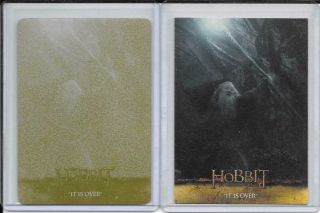 Hobbit:the Desolation Of Smaug 1/1 Yellow Printing Plate Card