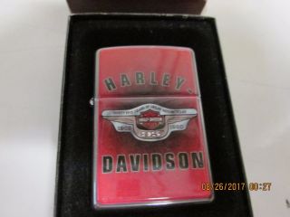 Harley - Davidson 95th Anniversary Zippo Lighter 99052 - 98z