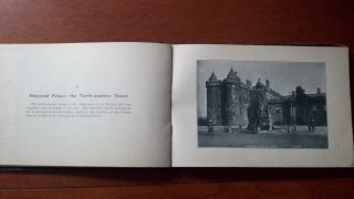 Vintage Edinburgh in Pictures album with 12 local stamps pasted inside 3