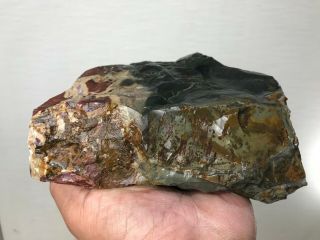 TOP AAA QUALITY FANCY IMPERIAL BLOODSTONE JASPER ROUGH - 4 LBS - FROM INDIA 4