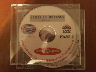 Santa Fe Odyssey Volume 1 2 - Dvd Set,  Railroad Documentary,  Very Good