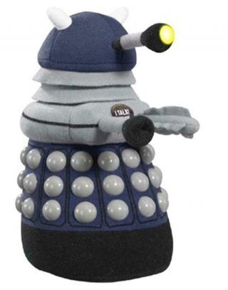 Doctor Who 9 " Light - Up Talking Plush: Dalek (blue)
