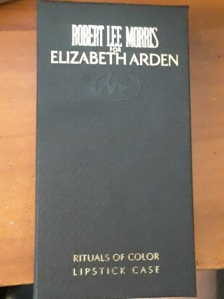Robert Lee Morris For Elizabeth Arden Rituals Of Color Lipstick Case Gold Plated