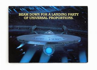 Star Trek Adventure – Universal Studios Party Invitation