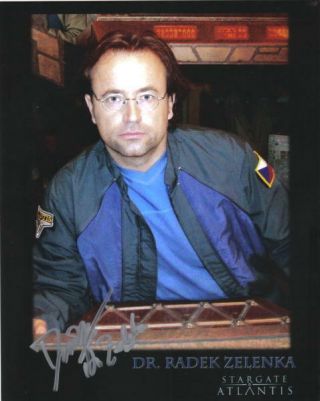 David Nykl Stargate Atlantis Dr.  Zelenka Autograph 3